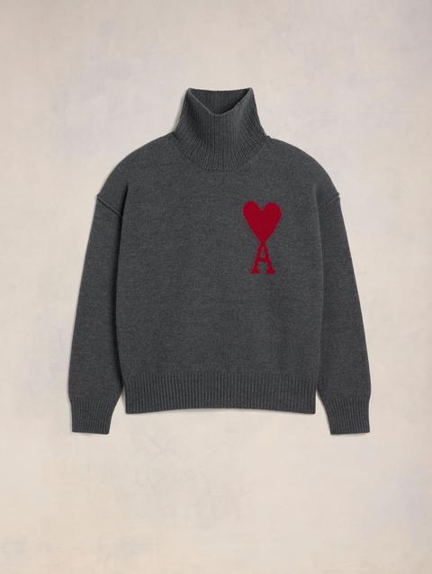 Ami Paris Red Ami de Coeur Sweater