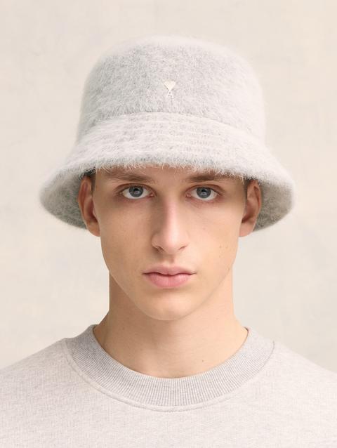 Ami Paris Ami de Coeur Stud Bucket Hat