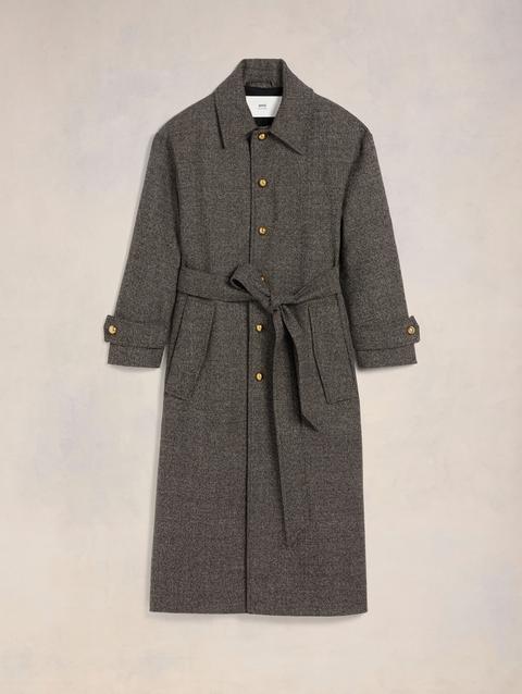 Ami Paris Belted Coat