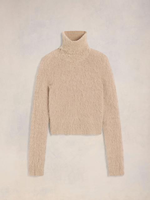 Ami Paris Alpaca Mohair Brushed Sweater