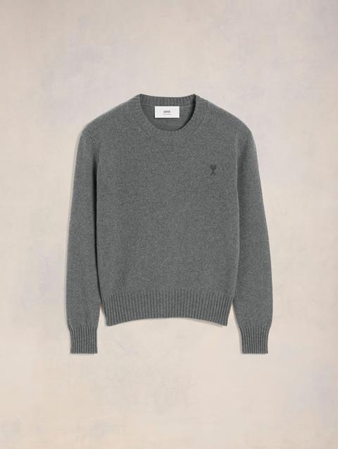 Ami Paris Cashmere Ami de Coeur Crew Neck Sweater