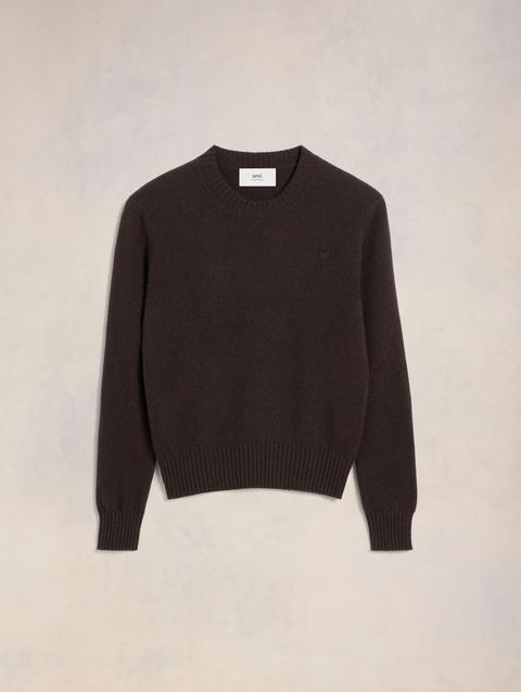 Ami Paris Cashmere Ami de Coeur Crew Neck Sweater