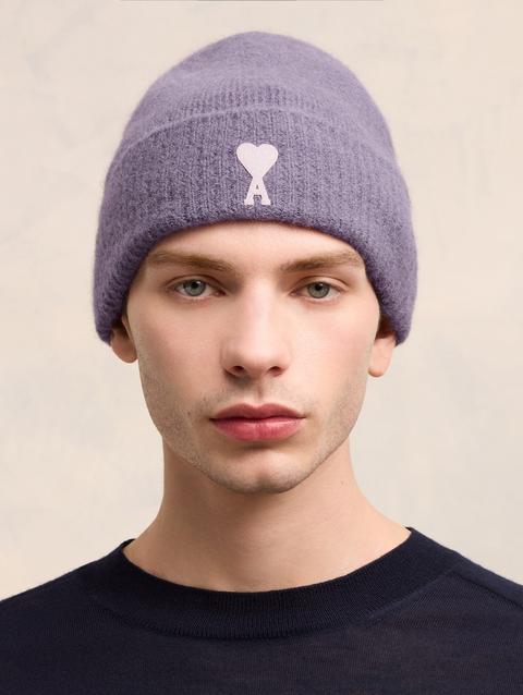 Ami Paris Off-White Ami de Coeur Beanie