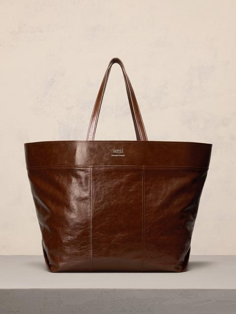 Ami Paris East West Maxi Ami Shopping Bag