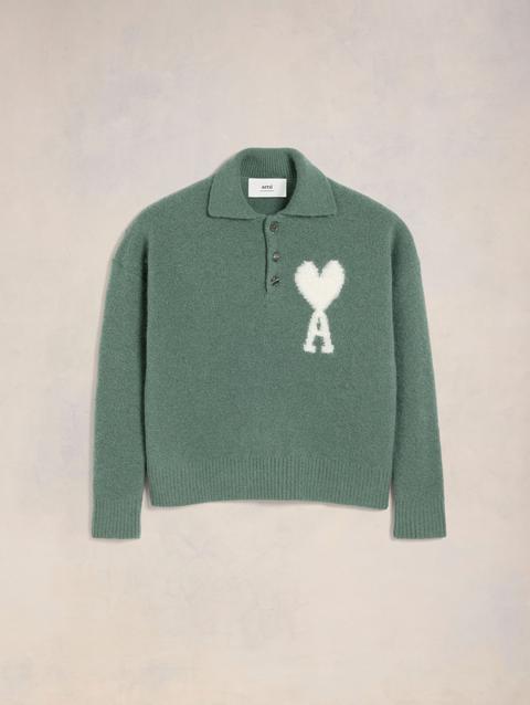 Ami Paris Off-White Ami de Coeur Polo