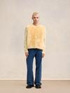 Ami Paris Shearling Crew Neck Sweater