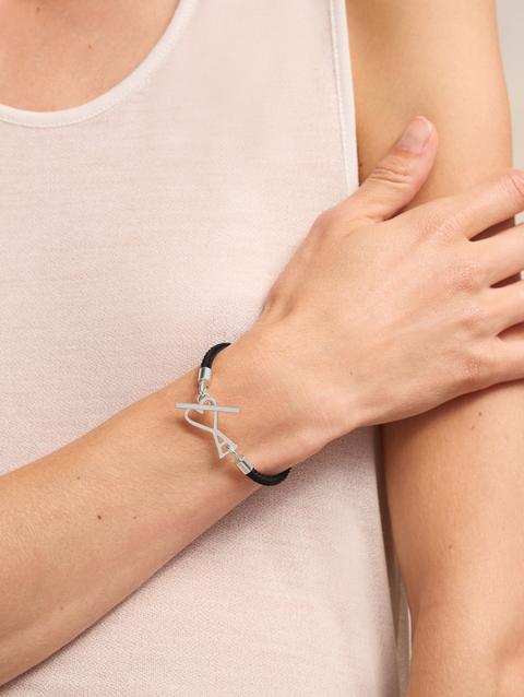 Ami Paris Ami de Coeur Cord Bracelet