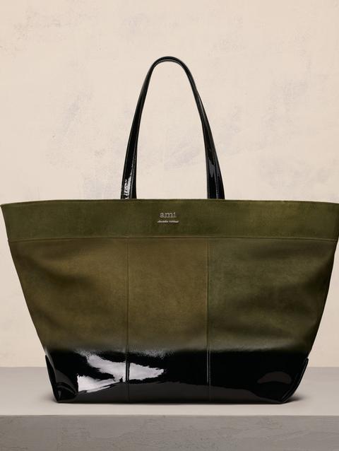 Ami Paris East West Maxi Ami Shopping Bag