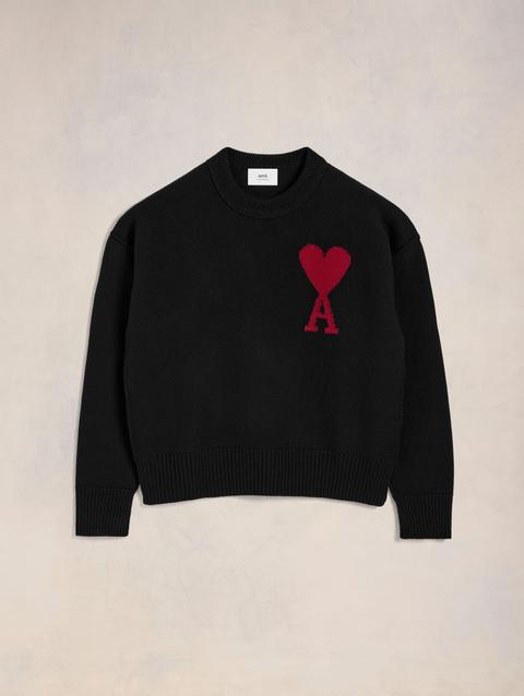 Ami Paris Red Ami de Coeur Sweater