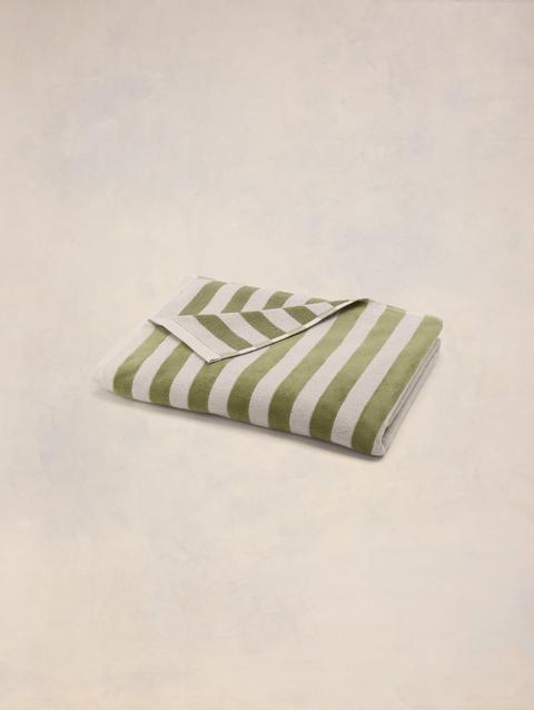 Ami Paris Striped Beach Towel