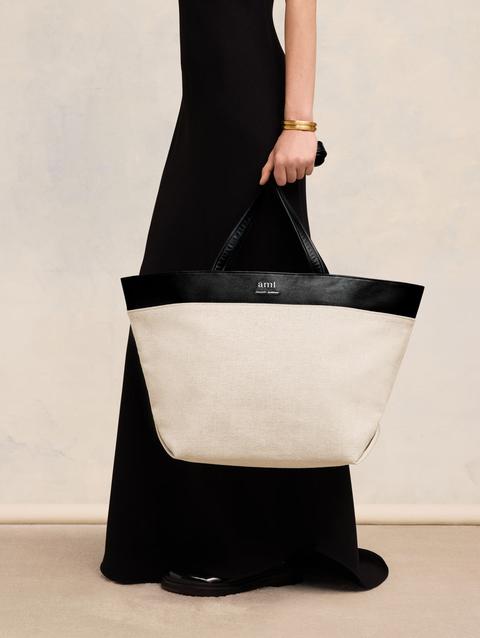 Ami Paris East West Ami Shopping Bag